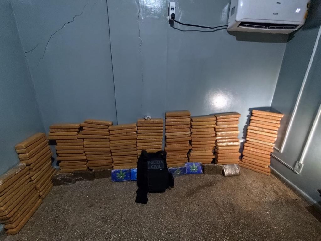 Polícia Civil apreende 178 tabletes de maconha e desarticula esquema de distribuição de drogas na região de Rondonópolis