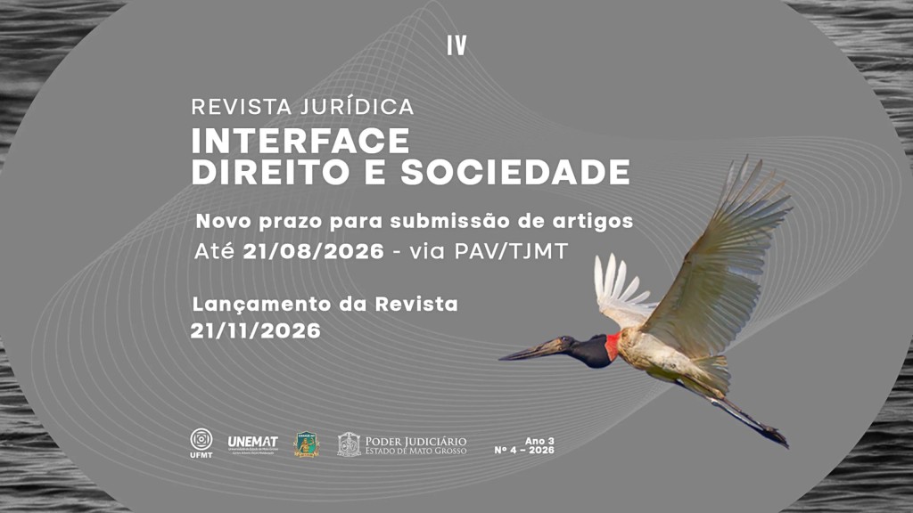 Prazo para submissão de artigos à revista Interface Direito e Sociedade é prorrogado